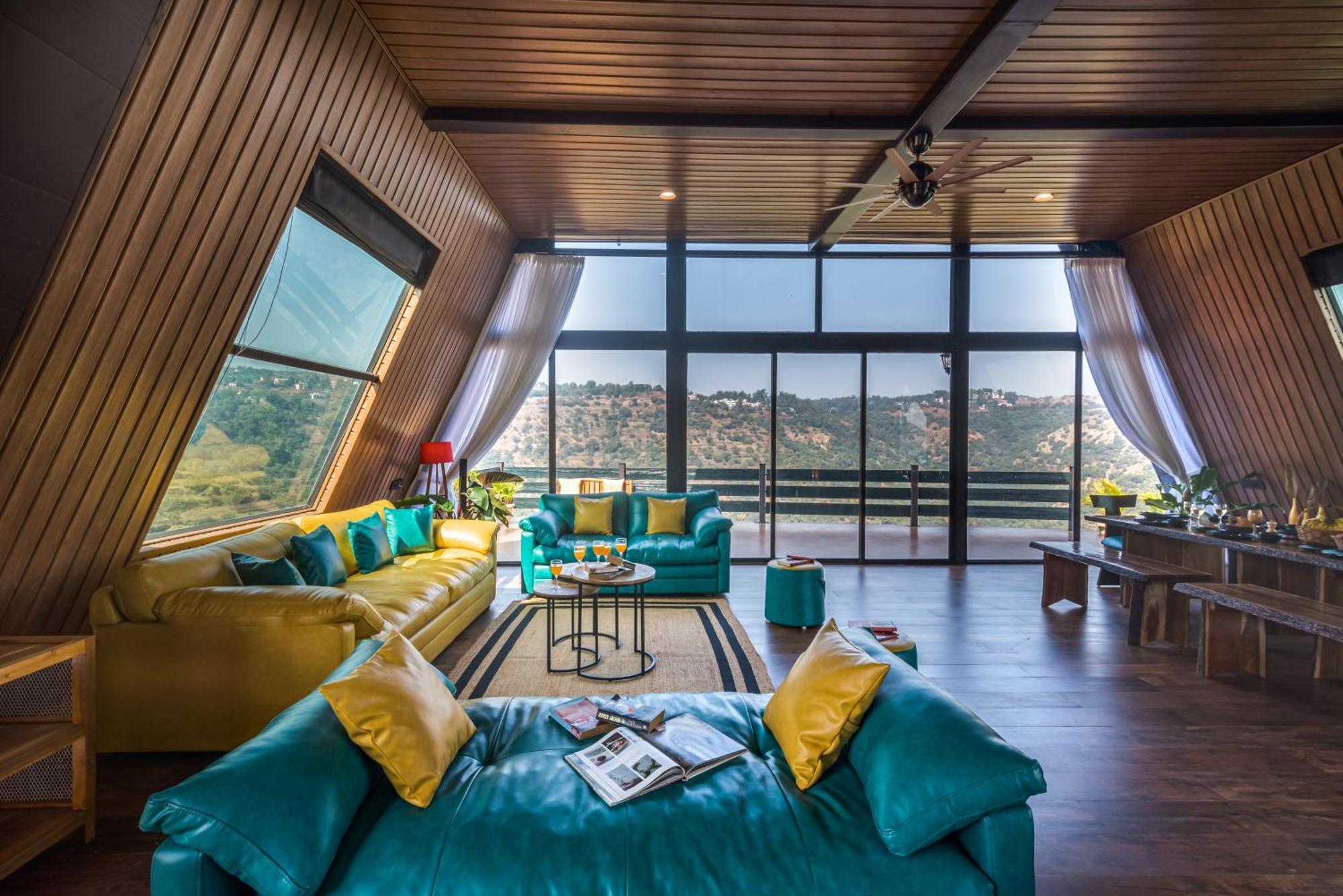 Saffronstays A Vantage, Panchgani - A Pyramid Shaped Unique Luxury Villa With Infinity Valley Views Екстериор снимка